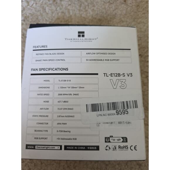 Thermalright TL-E12B-S V3 - Picture 2 of 2